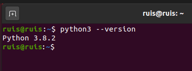 Python đã được cài đặt sẵn