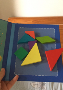 Trò chơi Tangram: xếp hình khối gỗ - Giáo cụ Montessori cho bé mầm non photo review