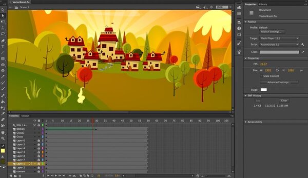 Phần mềm lập trình game Adobe Animate CC