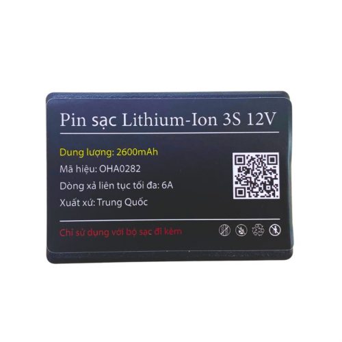 Pin 3S 12V kèm sạc