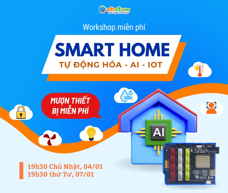 Workshop STEM nhà thông minh AIoT