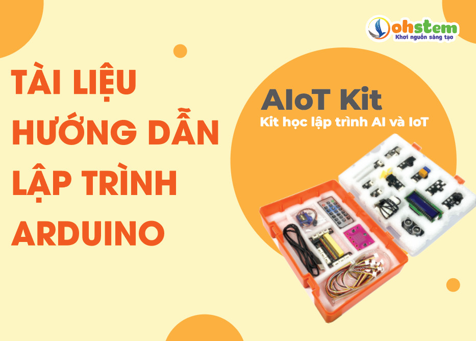 Bìa sách tài liệu Arduino với AIoT Kit