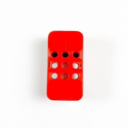 Hộp nhựa bảo vệ cảm biến tương thích Lego màu đỏ