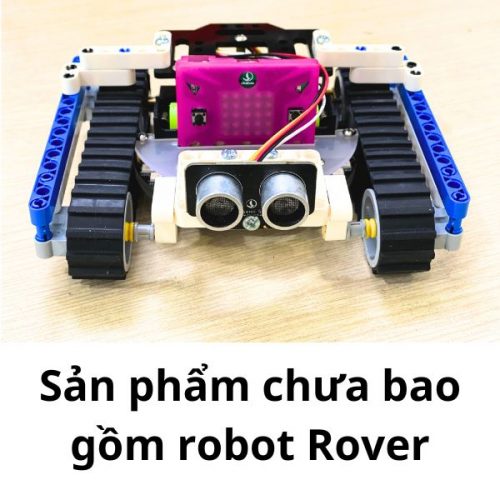 Phía trước robot Rover xe tăng