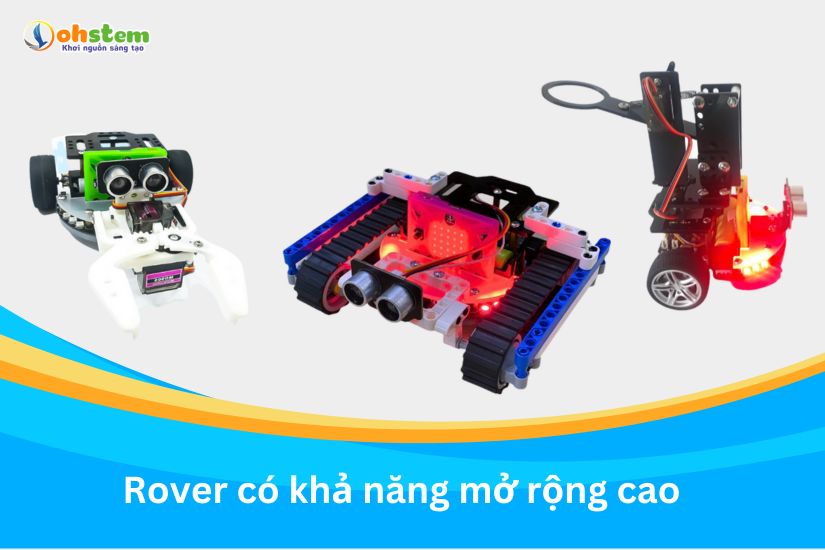 Robot giáo dục Rover có khả năng mở rộng cao