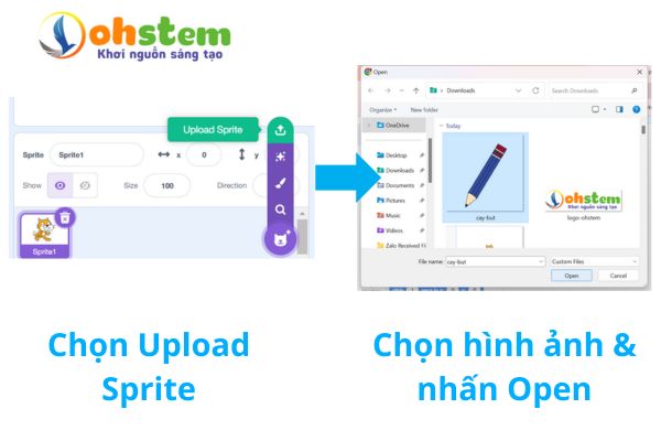 Upload đối tượng từ máy tính