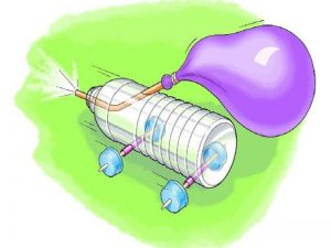 Xe chạy bằng bóng bay - Sản phẩm STEM Vật Lý cho học sinh