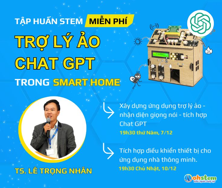 Tập huấn STEM Smart Home với Chat GPT