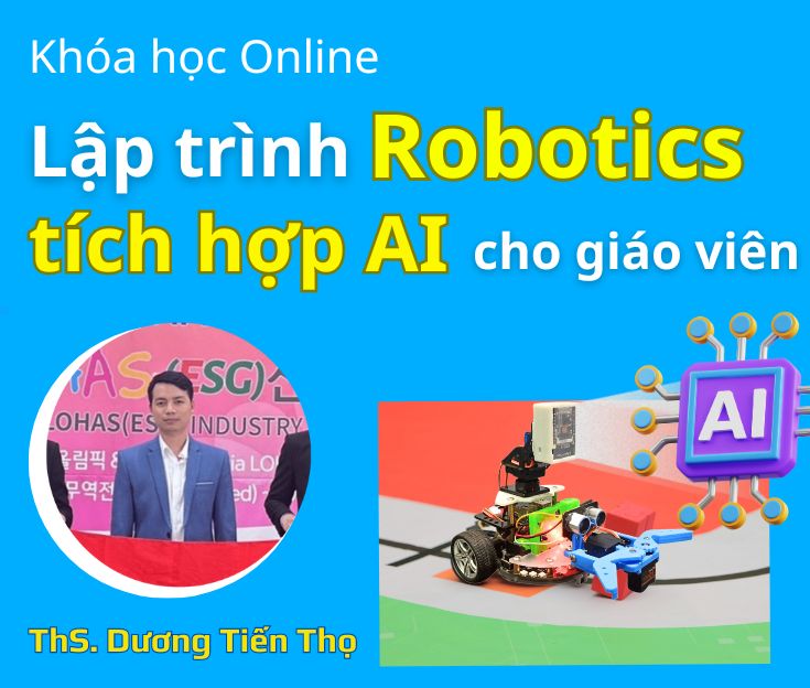 Khóa học STEM online về Robotics AI