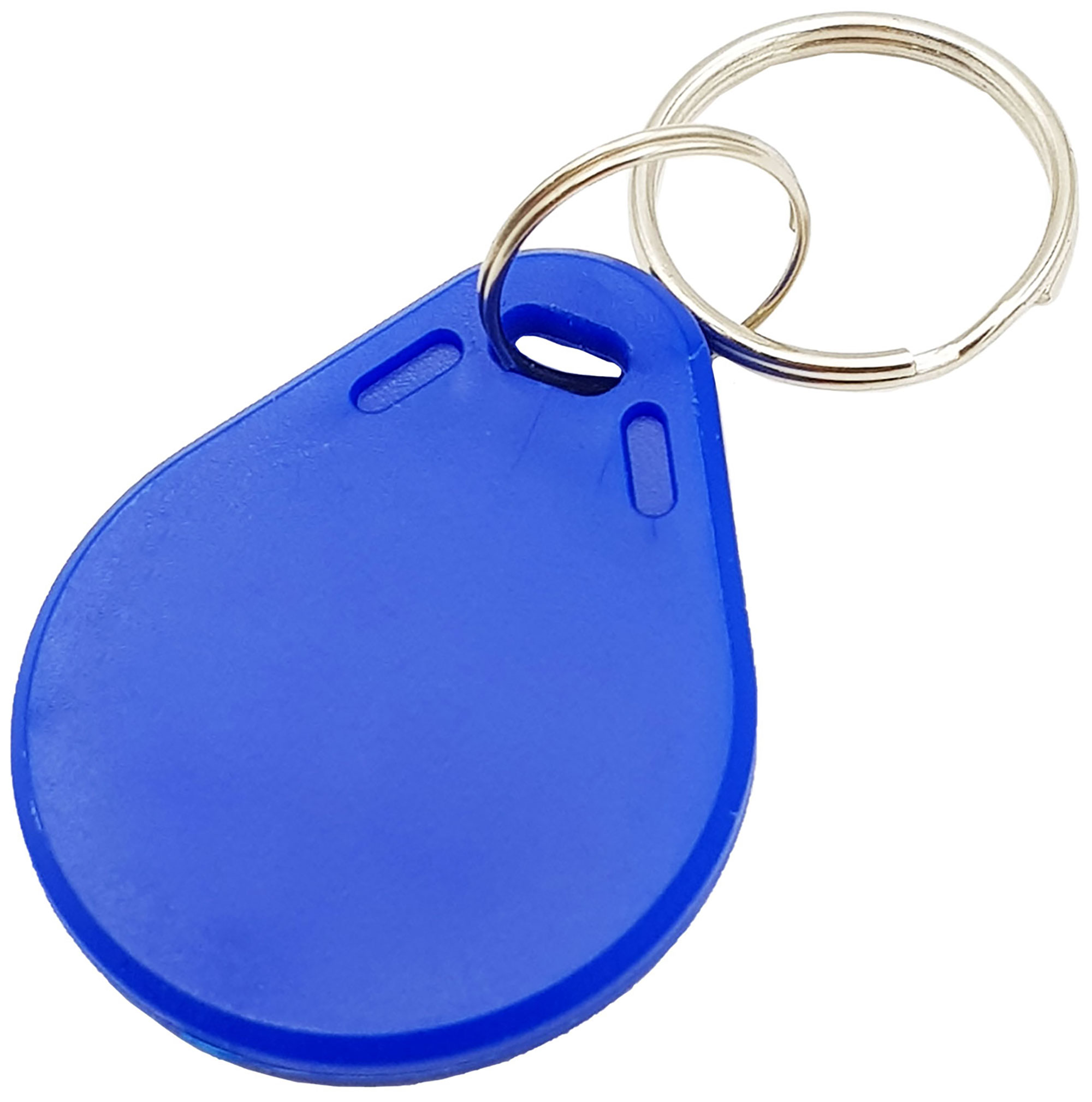 Thẻ từ nhựa tròn RFID Mifare 13.56 MHz màu xanh