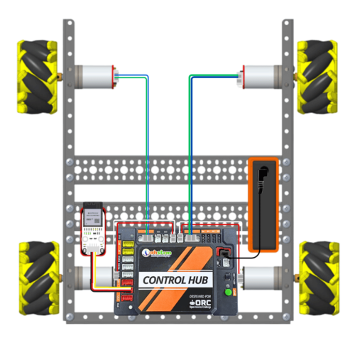 Bộ điều khiển robot ORC Control Hub tại OhStem