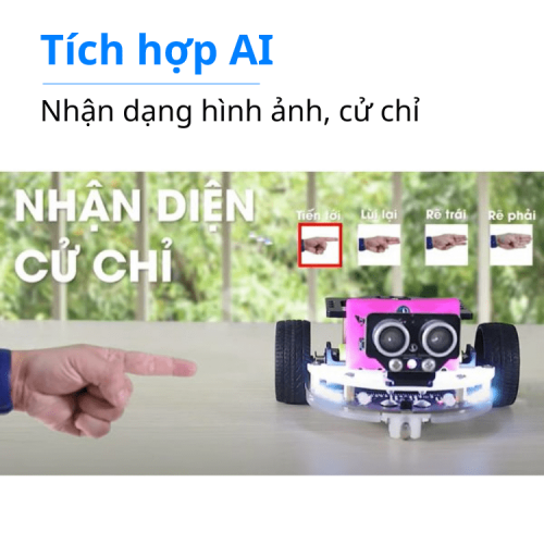 Robot STEM Rover version 2 tại OhStem - Robot tích hợp AI