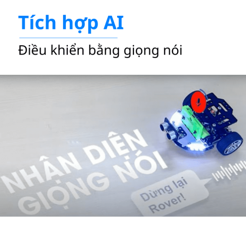 Robot STEM Rover version 2 tại OhStem - Robot tích hợp AI