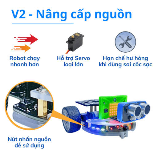 Robot STEM Rover v2 tại OhStem