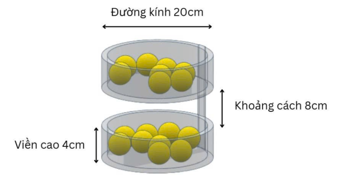 khay-chua-nong-san-2-tang-phu-kien-san-robocon-orc-junior-2026-ohstem Khay chứa nông sản 2 tầng đường kính 20cm