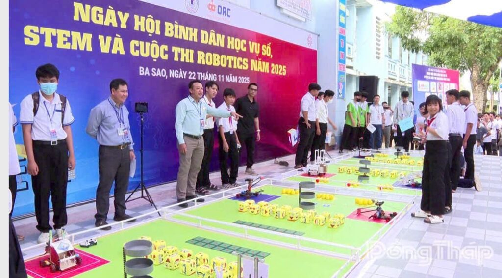 Giải đấu Robocon ORC tại Trường THPT Thống Linh, Đồng Tháp 2025