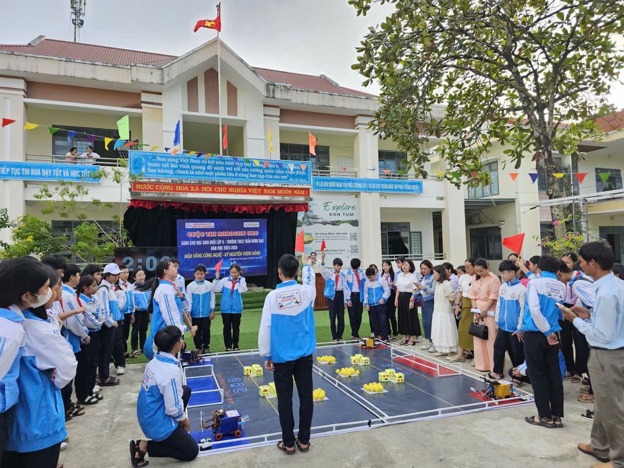 Giải đấu Robocon ORC tại Trường THCS Trần Hưng Đạo