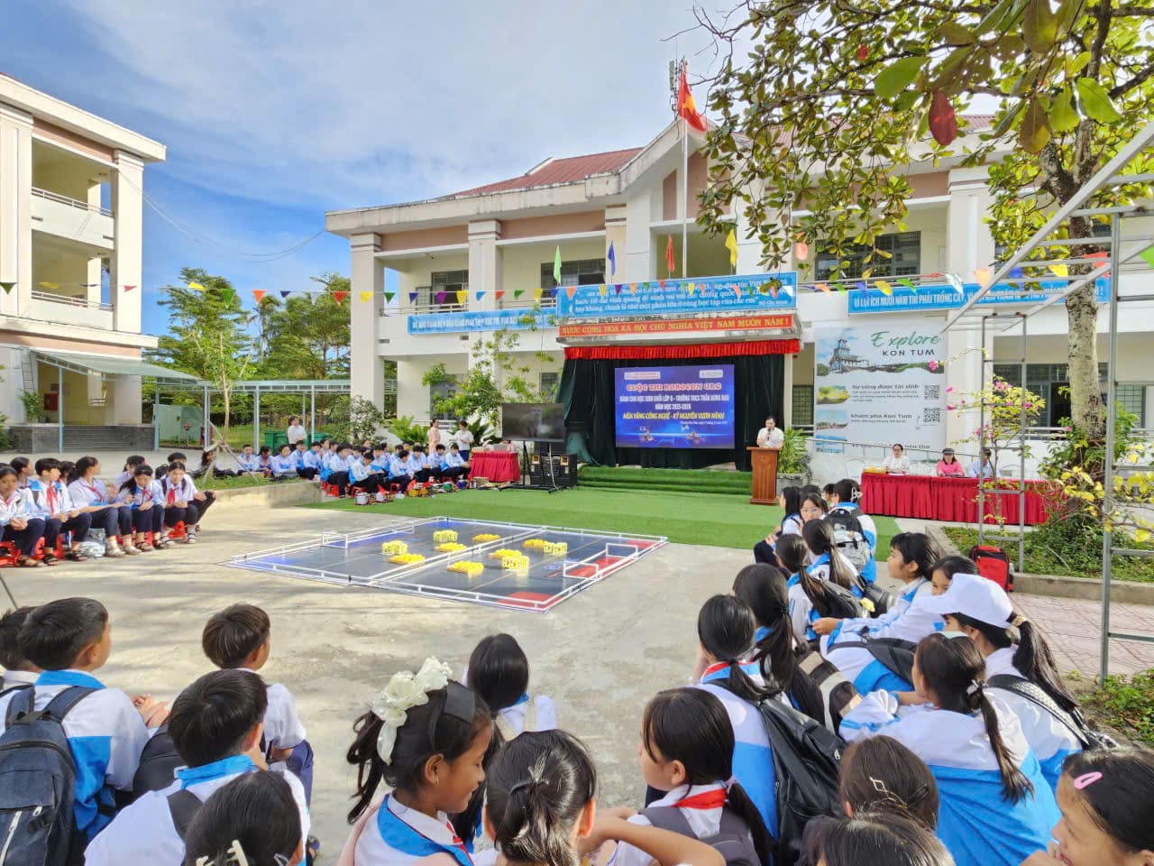 Giải đấu Robocon ORC tại Trường THCS Trần Hưng Đạo