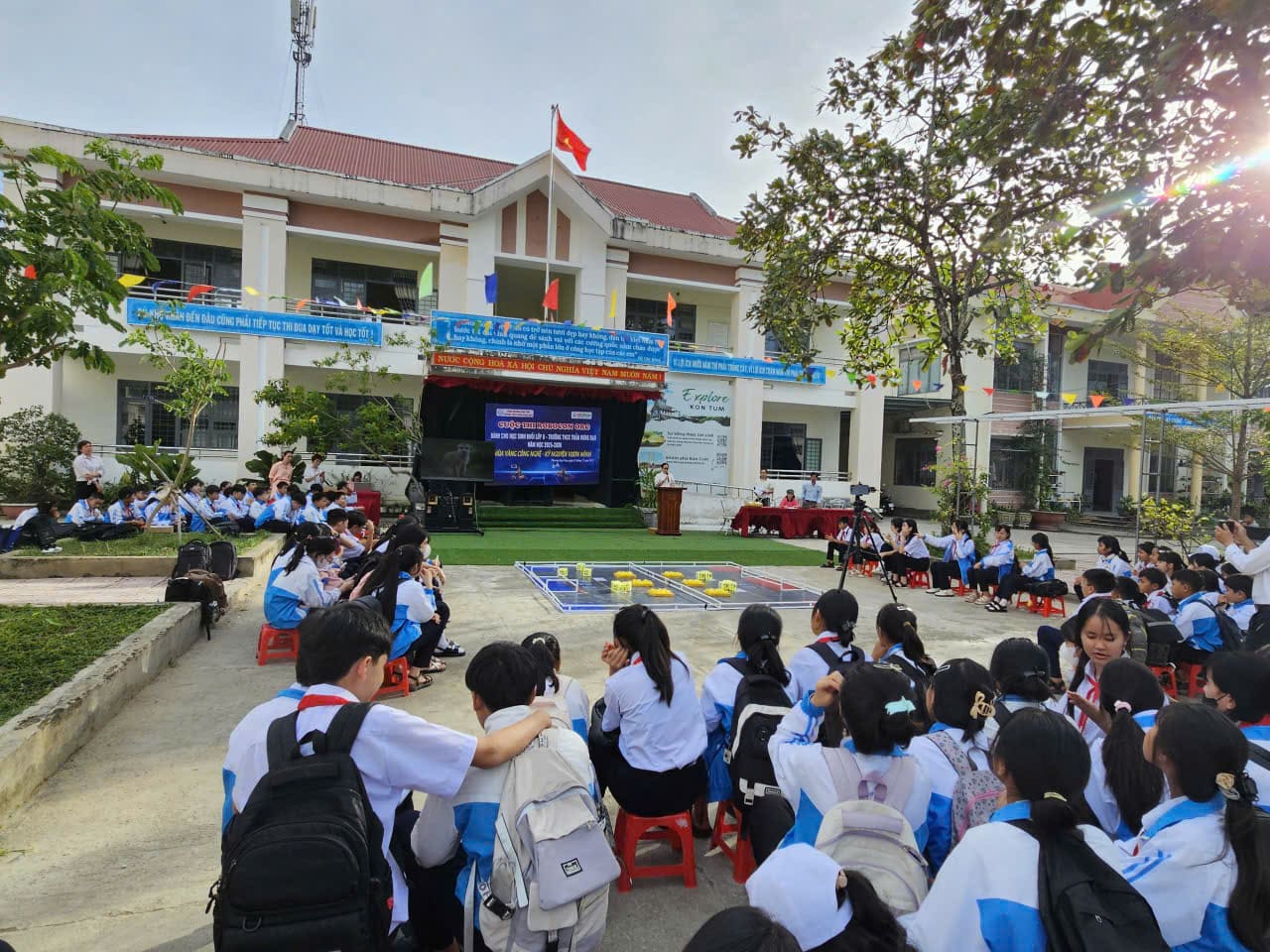 Giải đấu Robocon ORC tại Trường THCS Trần Hưng Đạo