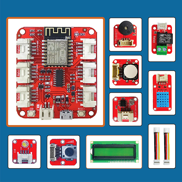 Các module của thiết bị học lập trình Arduino Easy Kit