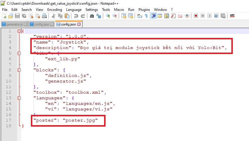Màn hình code