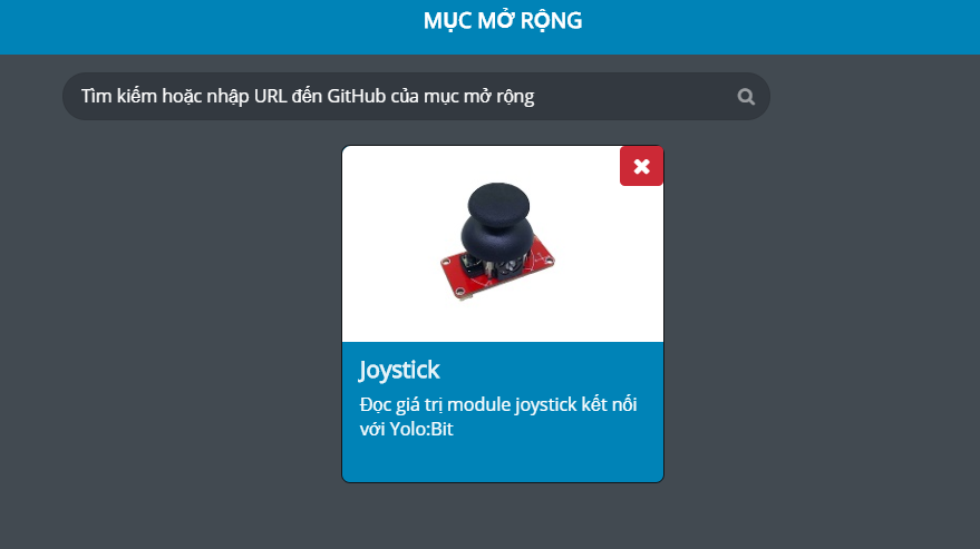 Mục mở rộng