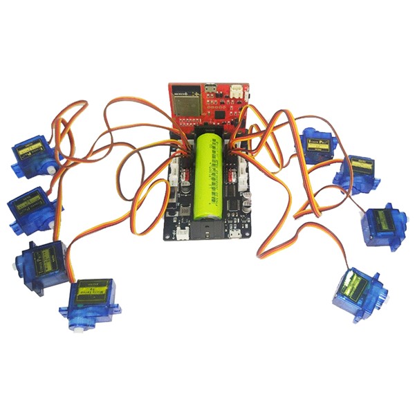 8 khe cắm Servo trên đồ chơi hỗ trợ học Robot Shield