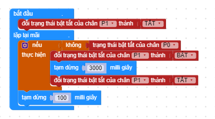 Lập trình cho máy rửa tay không chạm