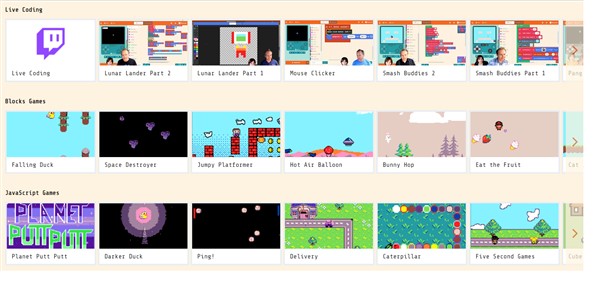 Nhiều game mẫu để giải trí