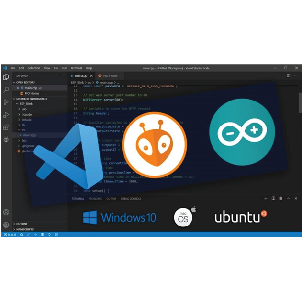 Lập Trình ESP32 trên Visual Code và PlatformIO IDE