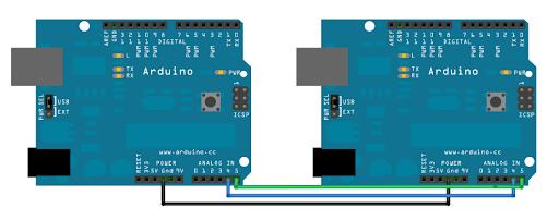 giao tiếp i2c giữa 2 arduino