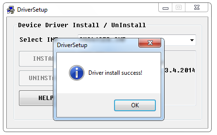 Cài đặt thành công driver USB 2.0 Serial