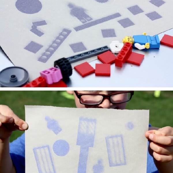 Hoạt động STEM ngoài trời: vẽ LEGO bằng năng lượng mặt trời