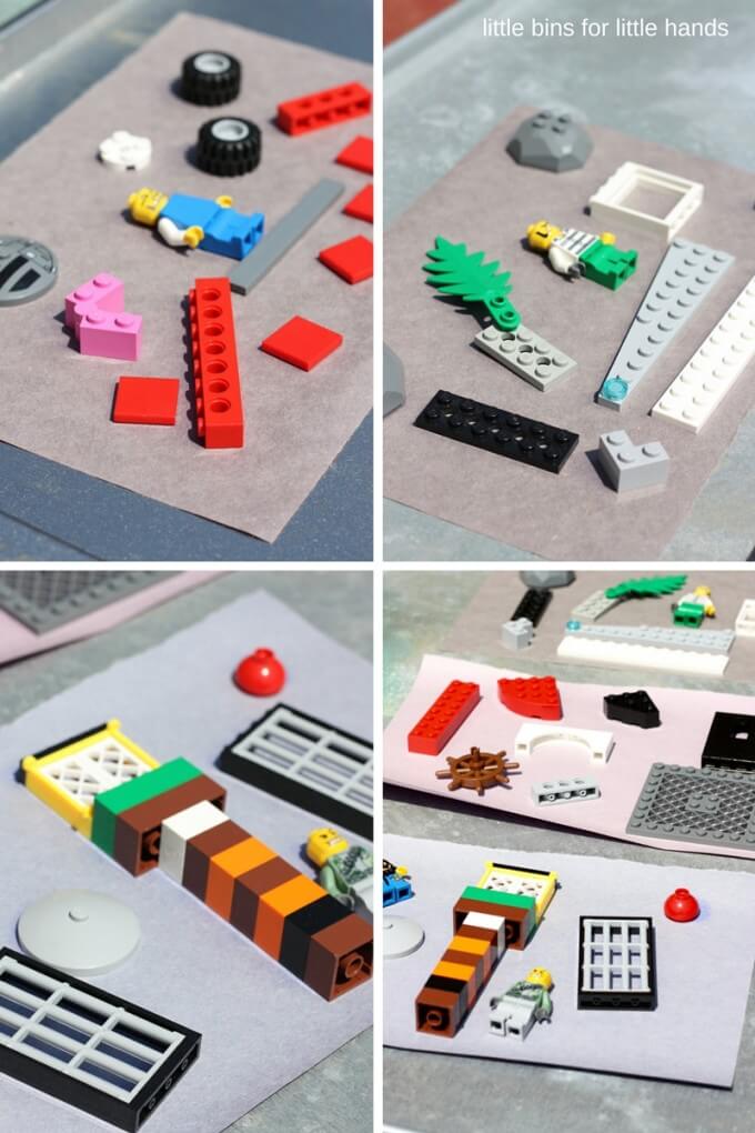 Phơi LEGO ngoài trời - hoạt động STEM Vật Lý