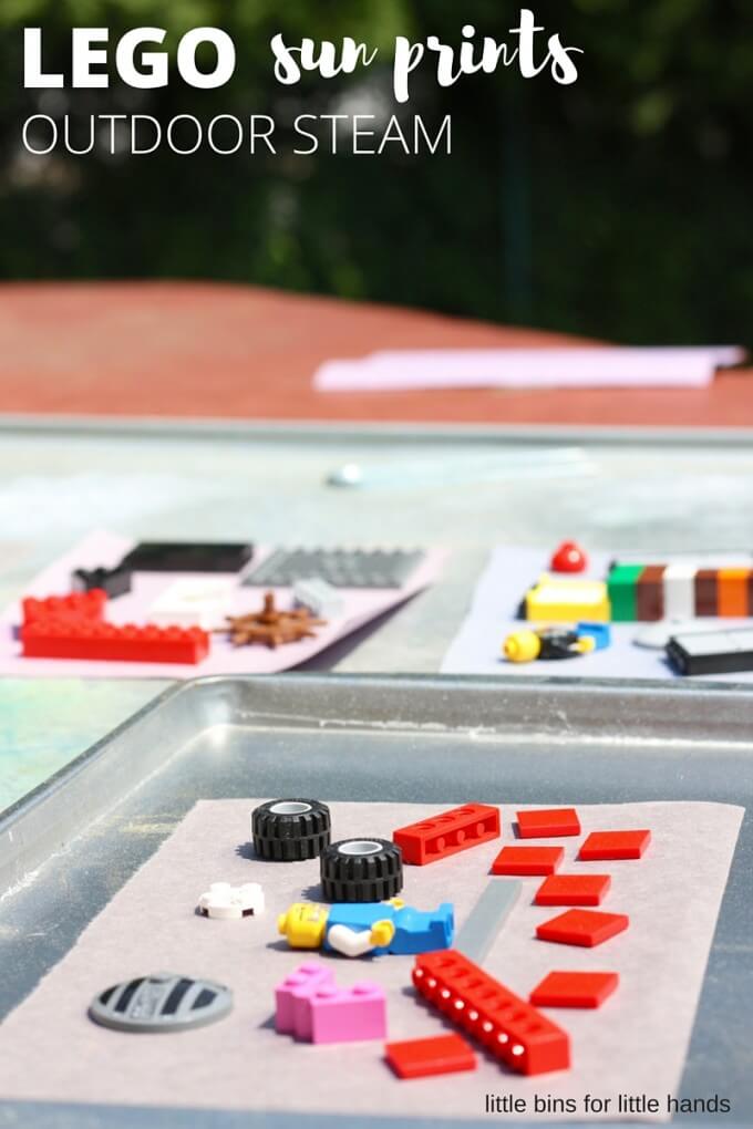 Phơi LEGO ngoài trời - hoạt động STEM Vật Lý