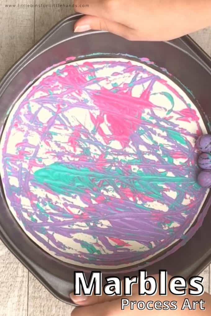 Nghệ thuật trừu tuowjgn Marbles Process Art - ứng dụng vào dạy và học STEM hiệu quả