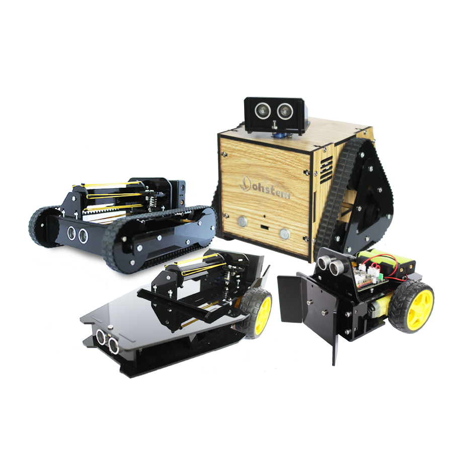 Xe robot 4 IN 1 giúp bé làm quen lập trình robot