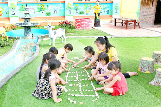 Cách phát triển tư duy, sự sáng tạo cho bé mầm non