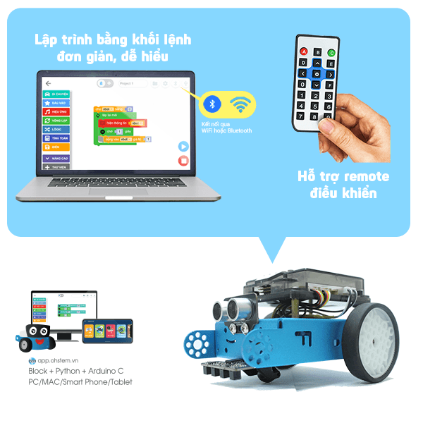 Tính năng của robot lập trình xBot