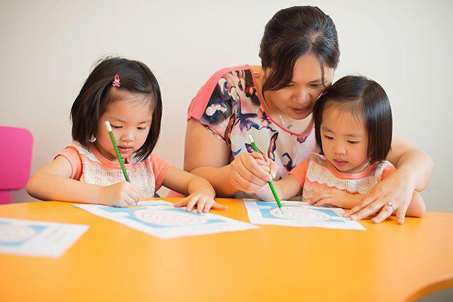 Dạy toán lớp 1 cần sự tham gia rất nhiều của gia đình 