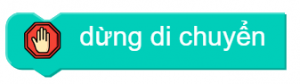 robot tự dừng trước vạch đen