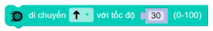robot tự dừng trước vạch đen - di chuyển tới trước