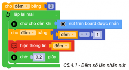 Chương trình Đếm số lần nhấn nút