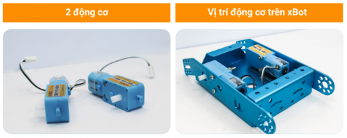 Giới thiệu về động cơ giúp xBot di chuyển cơ bản