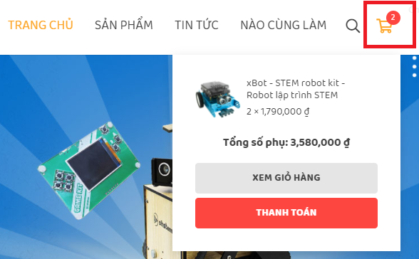 Hình thức thanh toán sau của OhStem