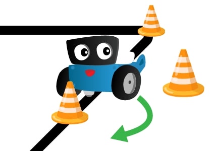 Robot né vật cản