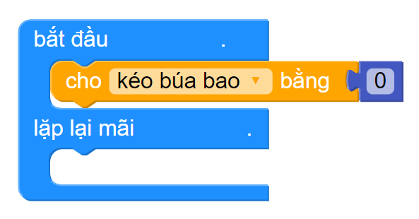 Hướng dẫn lập trình cách chơi Oẳn Tù tì cùng Yolo:Bit