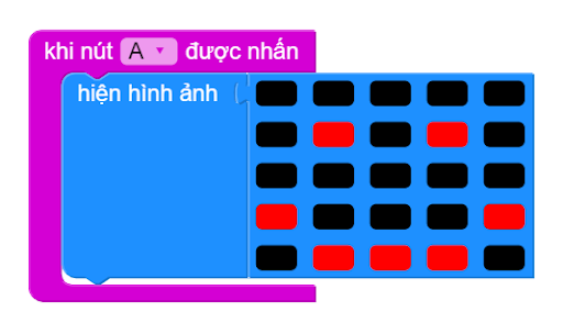Lập trình mặt vui, mặt buồn trên Yolo:Bit