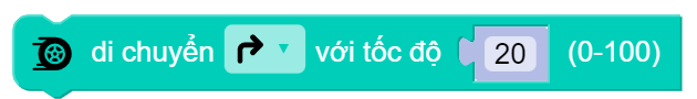 Lập trình robot đẩy ngã chai nước