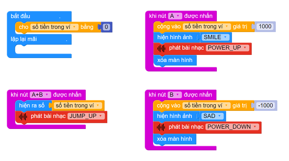 Ví thông minh - Dự án Yolo:Bit giúp bé làm quen lập trình